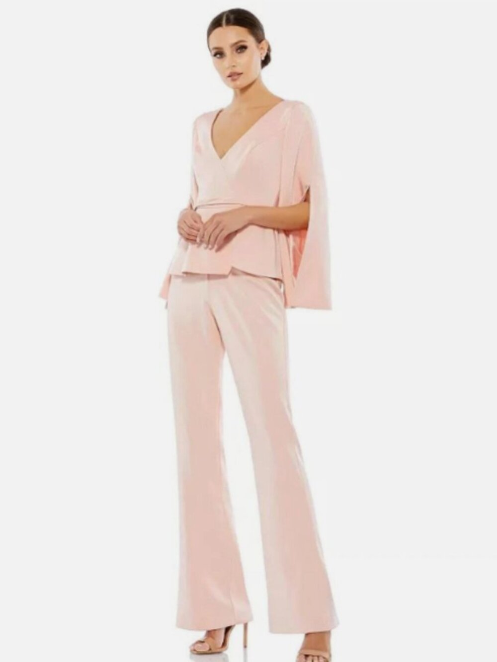 Mac Duggal Leena Long Sleeve Jumpsuit - NWT